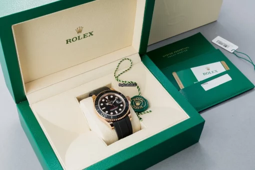 Great Fake Rolex Yacht-master 40 116655 Caliber 3135 Automatic Movement 40mm Rose Gold Case Mens/unisex Watch - Image 6