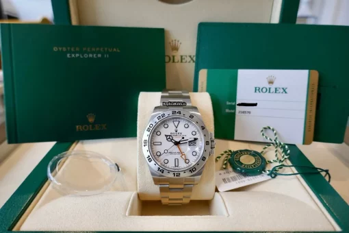 Great Replica Rolex Explorer II 216570 Caliber 3187 Automatic Movement 42mm Steel Case Mens/unisex Watch