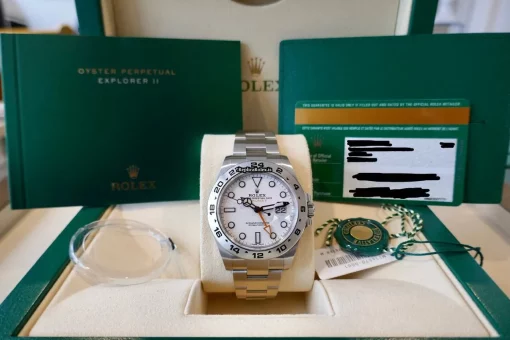 Great Replica Rolex Explorer II 216570 Caliber 3187 Automatic Movement 42mm Steel Case Mens/unisex Watch - Image 2