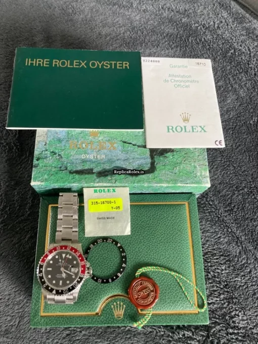 Wholesale Knockoff Rolex Gmt-master II 16710 Caliber 3185 Automatic Movement 40mm Steel Case Mens/unisex Watch - Image 2