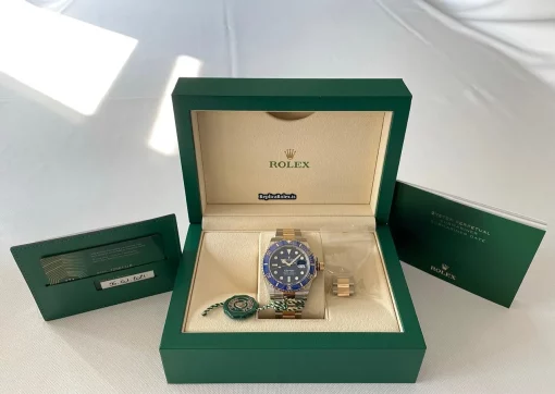 Fantastic Replica Rolex Submariner Date 126613lb Caliber 3235 Automatic Movement 41mm Gold/steel Case Mens/unisex Watch - Image 12