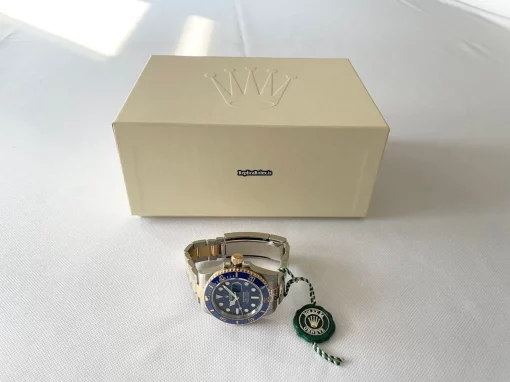 Fantastic Replica Rolex Submariner Date 126613lb Caliber 3235 Automatic Movement 41mm Gold/steel Case Mens/unisex Watch - Image 13