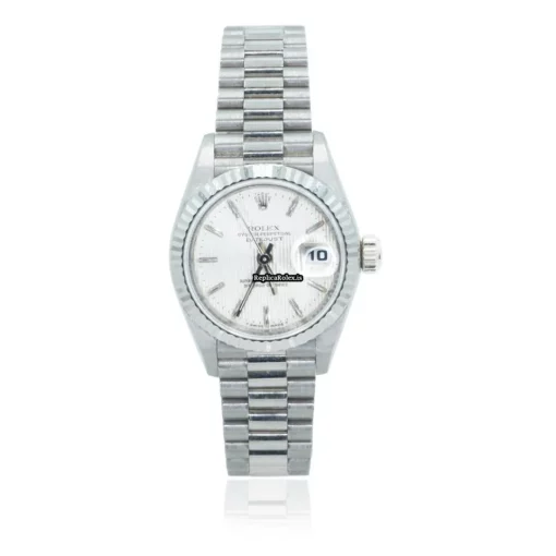 Mind-boggling Copy Rolex Lady-datejust 69179 Caliber 2135 Automatic Movement 26x19.9mm White Gold Case Womens Watch