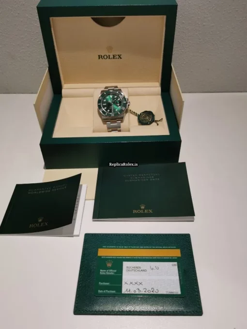Stylish Fakes Rolex Submariner Date 116610lv Caliber 3135 Automatic Movement 40mm Steel Case Mens/unisex Watch - Image 2
