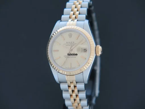 Fantastic Fake Rolex Lady-datejust 69173 Automatic Movement 26mm Gold/steel Case Womens Watch