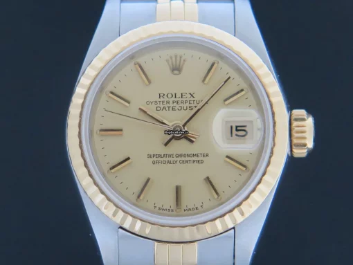 Fantastic Fake Rolex Lady-datejust 69173 Automatic Movement 26mm Gold/steel Case Womens Watch - Image 2