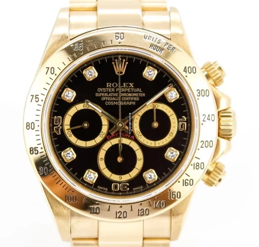 1:1 Fakes Rolex Daytona 16528 Caliber 4030 Automatic Movement 40mm Yellow Gold Case Mens/unisex Watch