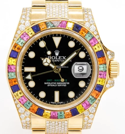 Special Replica Rolex Gmt-master II 116718ln Caliber 3186 Automatic Movement 40mm Yellow Gold Case Mens/unisex Watch
