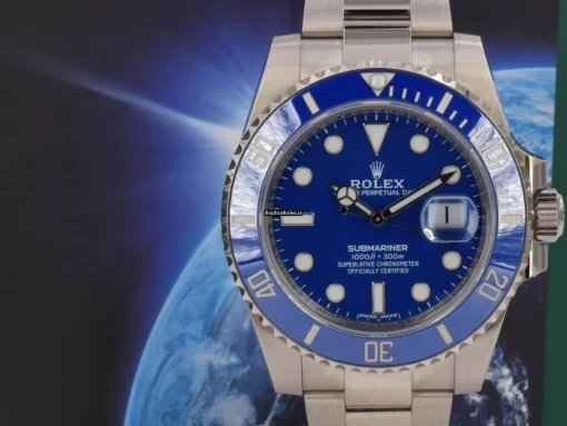 Ideal Replica Rolex Submariner Date 116619lb Caliber 3135 Automatic Movement 40mm White Gold Case Mens/unisex Watch - Image 2