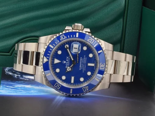 Ideal Replica Rolex Submariner Date 116619lb Caliber 3135 Automatic Movement 40mm White Gold Case Mens/unisex Watch - Image 3