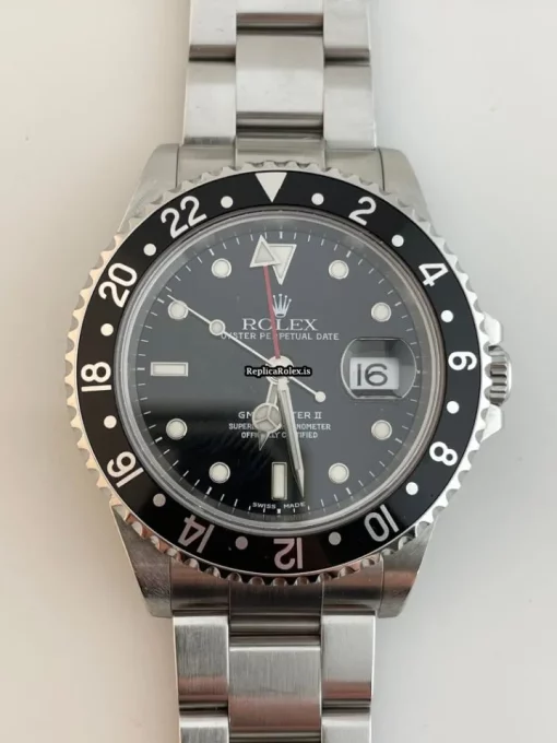 Fabulous Knockoff Rolex Gmt-master II 16710 Caliber 3185 Automatic Movement 40mm Steel Case Mens/unisex Watch