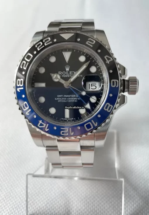 Swiss Replica Rolex Gmt-master II 116710blrn Automatic Movement Steel Case Mens/unisex Watch - Image 2