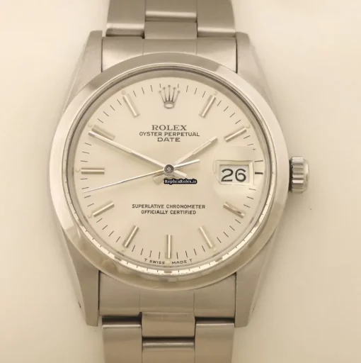 Nice Replica Rolex Oyster Perpetual Date 15000 Caliber 3035 Automatic Movement 34mm Steel Case Mens/unisex Watch