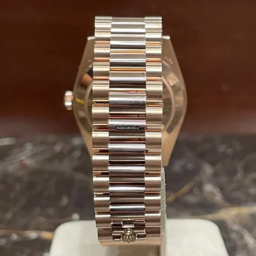 Top Replica Rolex Day-date 40 228235 Caliber 3255 Automatic Movement 40mm Rose Gold Case Mens/unisex Watch - Image 4