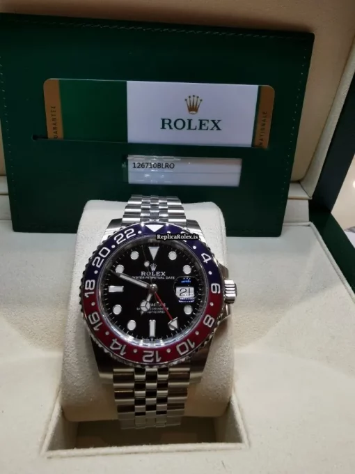 Affordable Replica Rolex Gmt-master II 126710blro Caliber 3285 Automatic Movement 40mm Steel Case Mens/unisex Watch - Image 12