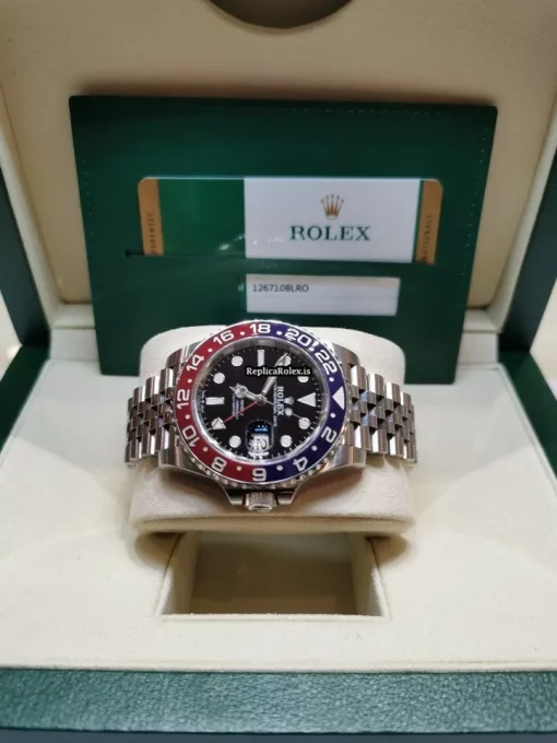 Affordable Replica Rolex Gmt-master II 126710blro Caliber 3285 Automatic Movement 40mm Steel Case Mens/unisex Watch - Image 4