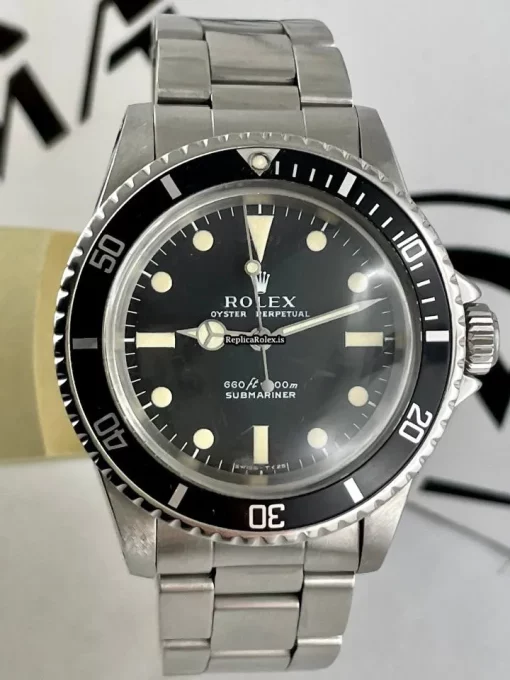Durable Replica Rolex Submariner 5513 Caliber 1520 Automatic Movement 40mm Steel Case Mens/unisex Watch - Image 2