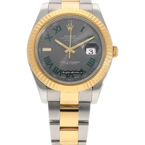 Great Replica Rolex Datejust II 116333 Caliber 3136 Automatic Movement 41mm Gold/steel Case Mens/unisex Watch