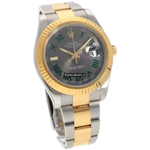 Great Replica Rolex Datejust II 116333 Caliber 3136 Automatic Movement 41mm Gold/steel Case Mens/unisex Watch - Image 2