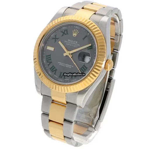 Great Replica Rolex Datejust II 116333 Caliber 3136 Automatic Movement 41mm Gold/steel Case Mens/unisex Watch - Image 3