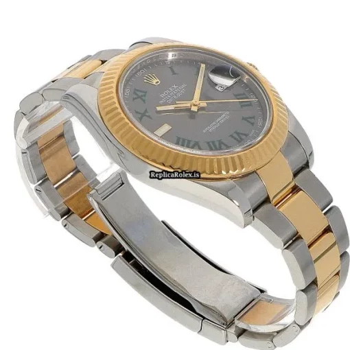 Great Replica Rolex Datejust II 116333 Caliber 3136 Automatic Movement 41mm Gold/steel Case Mens/unisex Watch - Image 4