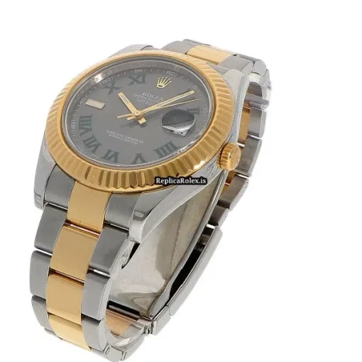 Great Replica Rolex Datejust II 116333 Caliber 3136 Automatic Movement 41mm Gold/steel Case Mens/unisex Watch - Image 5