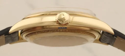 Well Made Replica Rolex Day-date 6612 Caliber 1055 Automatic Movement 36mm Yellow Gold Case Mens/unisex Watch - Image 5