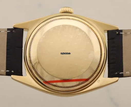 Well Made Replica Rolex Day-date 6612 Caliber 1055 Automatic Movement 36mm Yellow Gold Case Mens/unisex Watch - Image 6