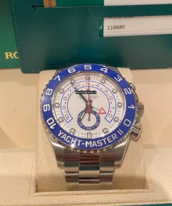 Great Fakes Rolex Yacht-master II 116680 Caliber 4161 Automatic Movement 44mm Steel Case Mens/unisex Watch