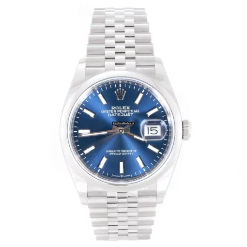 Remarkable Knockoff Rolex Datejust 126200 Caliber 3235 Automatic Movement 36mm Steel Case Mens/unisex Watch - Image 8