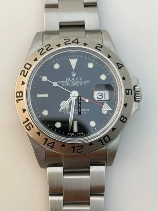 Terrific Fakes Rolex Explorer II 16570 Caliber 3185 Automatic Movement 40mm Steel Case Mens/unisex Watch