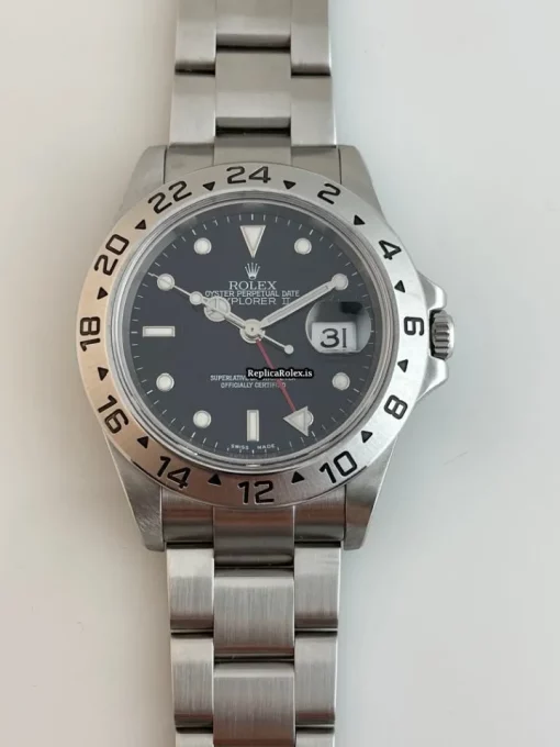 Terrific Fakes Rolex Explorer II 16570 Caliber 3185 Automatic Movement 40mm Steel Case Mens/unisex Watch - Image 6