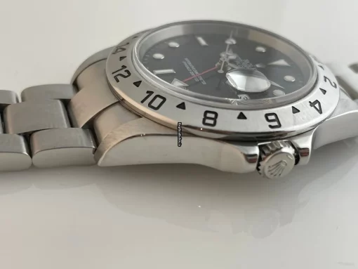 Terrific Fakes Rolex Explorer II 16570 Caliber 3185 Automatic Movement 40mm Steel Case Mens/unisex Watch - Image 8