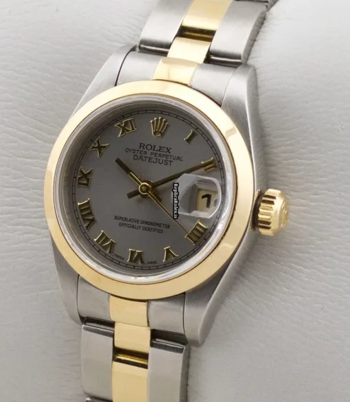 Recommend Replica Rolex Oyster Perpetual Lady Date 69163 Caliber 2135 Automatic Movement 26mm Gold/steel Case Womens Watch