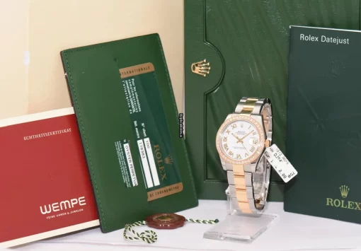 Recommend Fake Rolex Lady-datejust 178383 Caliber 2235 Automatic Movement 31mm Gold/steel Case Womens Watch - Image 3