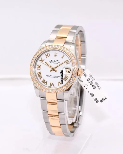 Recommend Fake Rolex Lady-datejust 178383 Caliber 2235 Automatic Movement 31mm Gold/steel Case Womens Watch - Image 4