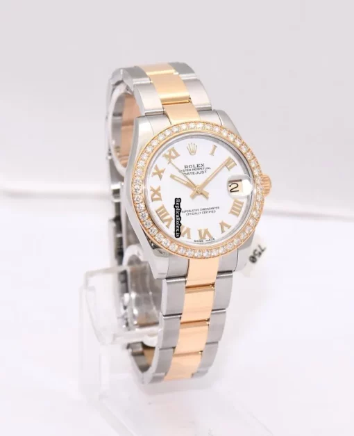 Recommend Fake Rolex Lady-datejust 178383 Caliber 2235 Automatic Movement 31mm Gold/steel Case Womens Watch - Image 5