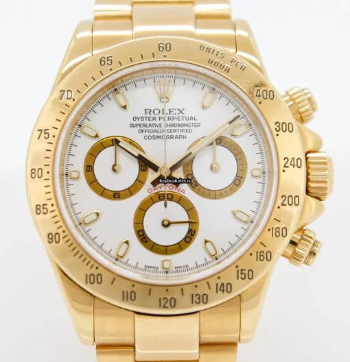 Best Replica Rolex Daytona 116528 Caliber 4130 Automatic Movement 40mm Yellow Gold Case Mens/unisex Watch