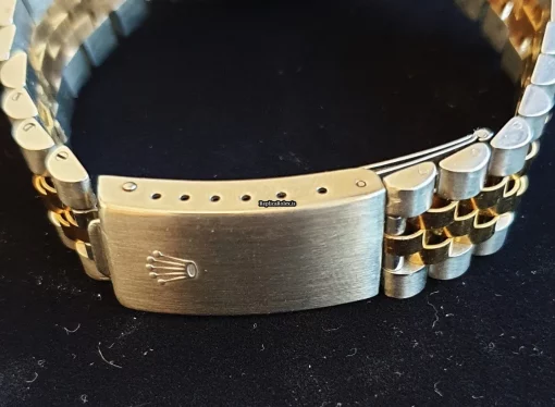 Inexpensive Replica Rolex Oyster Perpetual Date 1500 Caliber 1575 Automatic Movement 34mm Gold/steel Case Mens/unisex Watch - Image 14