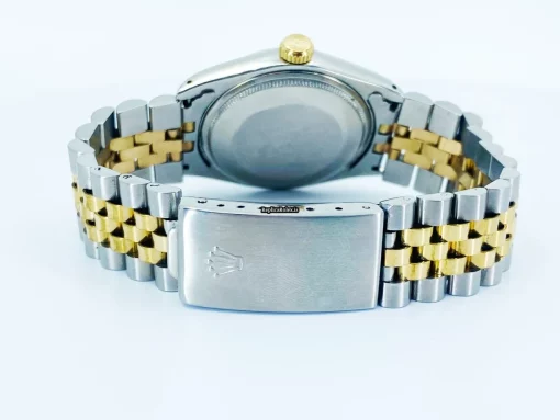 Inexpensive Replica Rolex Oyster Perpetual Date 1500 Caliber 1575 Automatic Movement 34mm Gold/steel Case Mens/unisex Watch - Image 3