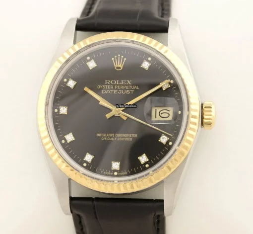 Fantastic Replica Rolex Datejust 16013 Caliber 3035 Automatic Movement 36mm Gold/steel Case Mens/unisex Watch