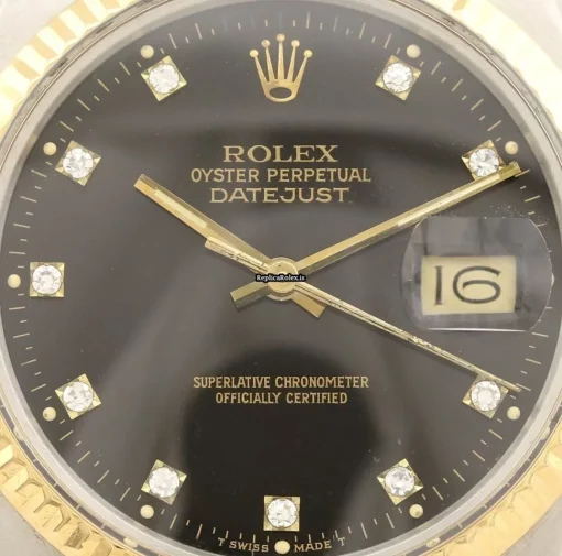 Fantastic Replica Rolex Datejust 16013 Caliber 3035 Automatic Movement 36mm Gold/steel Case Mens/unisex Watch - Image 2