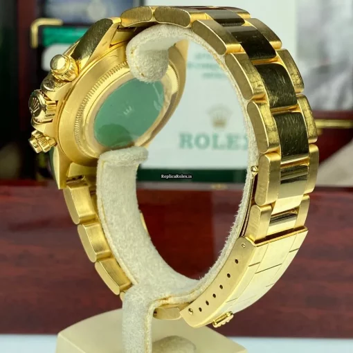 Appealing Replica Rolex Daytona 16528 Caliber 4030 Automatic Movement 40mm Yellow Gold Case Mens/unisex Watch - Image 7