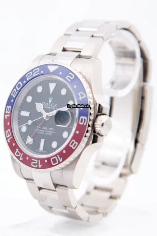Neat Replica Rolex Gmt-master II 116719blro Automatic Movement 40mm White Gold Case Mens/unisex Watch - Image 3