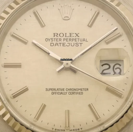 Luxury Fakes Rolex Datejust 16234 Caliber 3135 Automatic Movement 36mm Gold/steel Case Mens/unisex Watch - Image 2