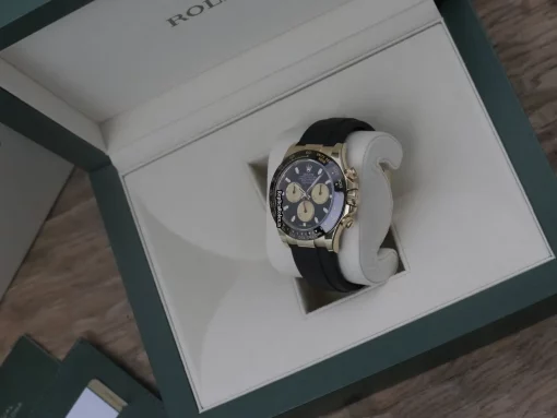 Special Replica Rolex Daytona 116518ln-0039 Caliber 4130 Automatic Movement 40mm Yellow Gold Case Mens/unisex Watch - Image 11