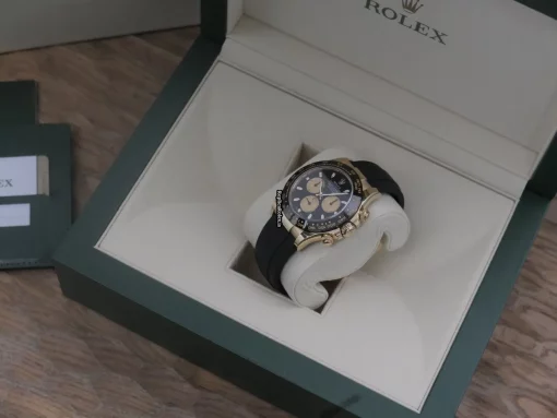 Special Replica Rolex Daytona 116518ln-0039 Caliber 4130 Automatic Movement 40mm Yellow Gold Case Mens/unisex Watch - Image 12