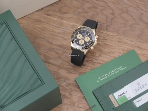 Special Replica Rolex Daytona 116518ln-0039 Caliber 4130 Automatic Movement 40mm Yellow Gold Case Mens/unisex Watch - Image 2