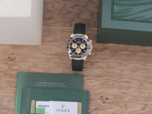 Special Replica Rolex Daytona 116518ln-0039 Caliber 4130 Automatic Movement 40mm Yellow Gold Case Mens/unisex Watch - Image 3