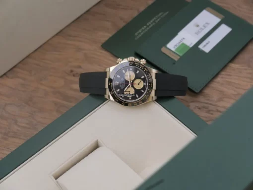 Special Replica Rolex Daytona 116518ln-0039 Caliber 4130 Automatic Movement 40mm Yellow Gold Case Mens/unisex Watch - Image 5